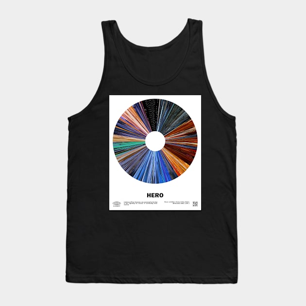 minimal_Hero Warp Barcode Movie Tank Top by silver-light